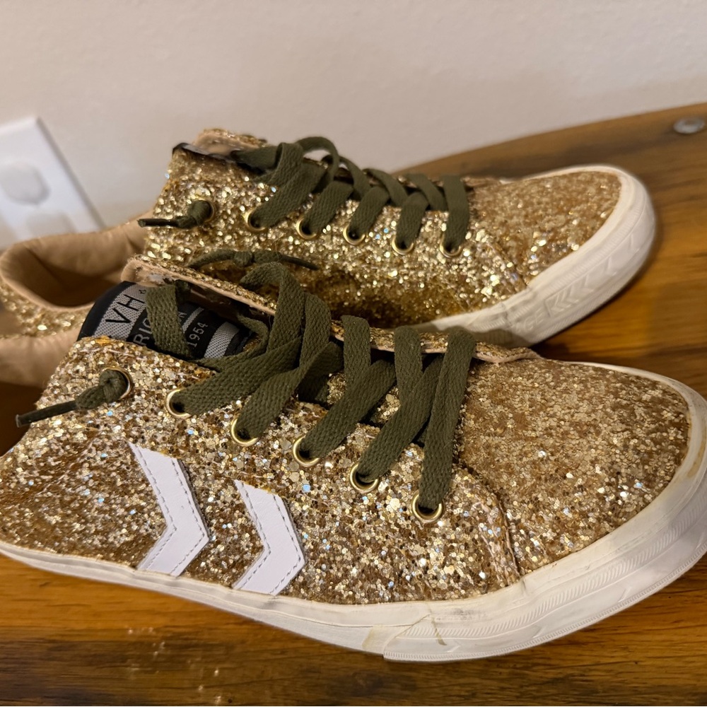 Gold Glitter Vintage Havana